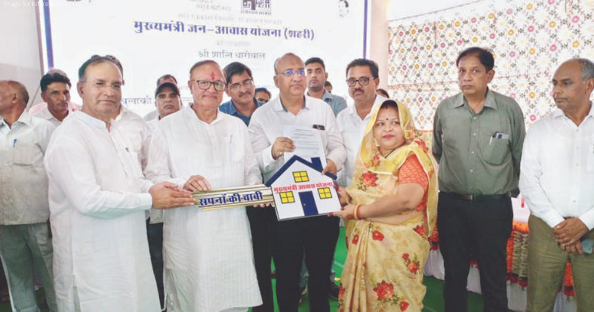 Dhariwal and Kalla dedicate 1,064 houses to EWS families